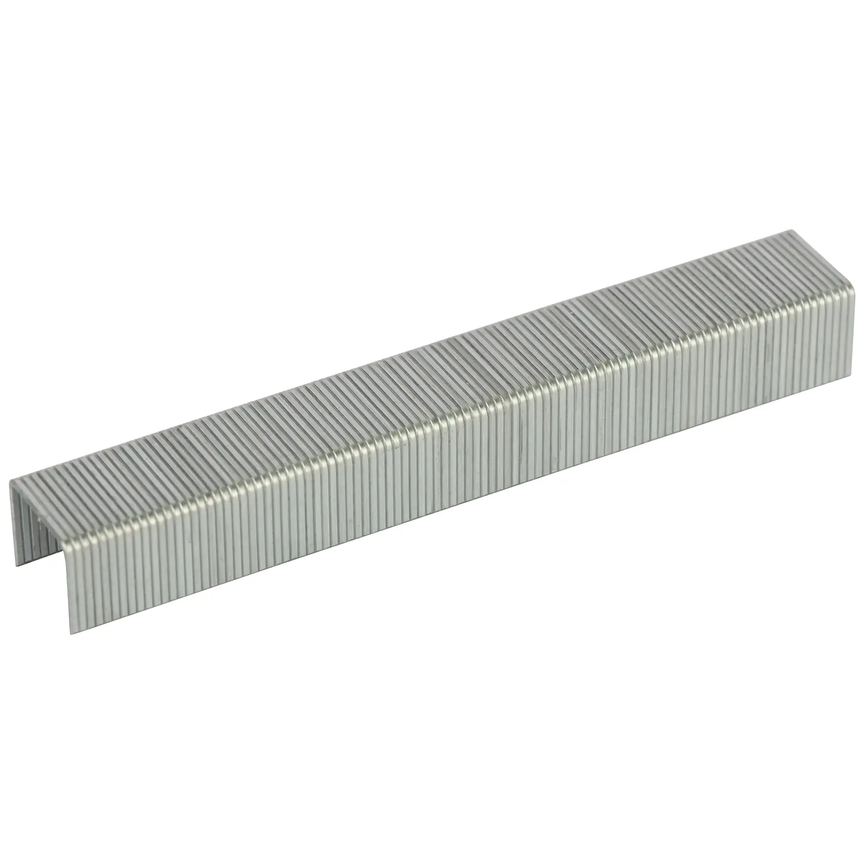 STANLEY 1-TRA206T Heftklammern silber, schräge Frontansicht, Fotografie von Bürobedarf.