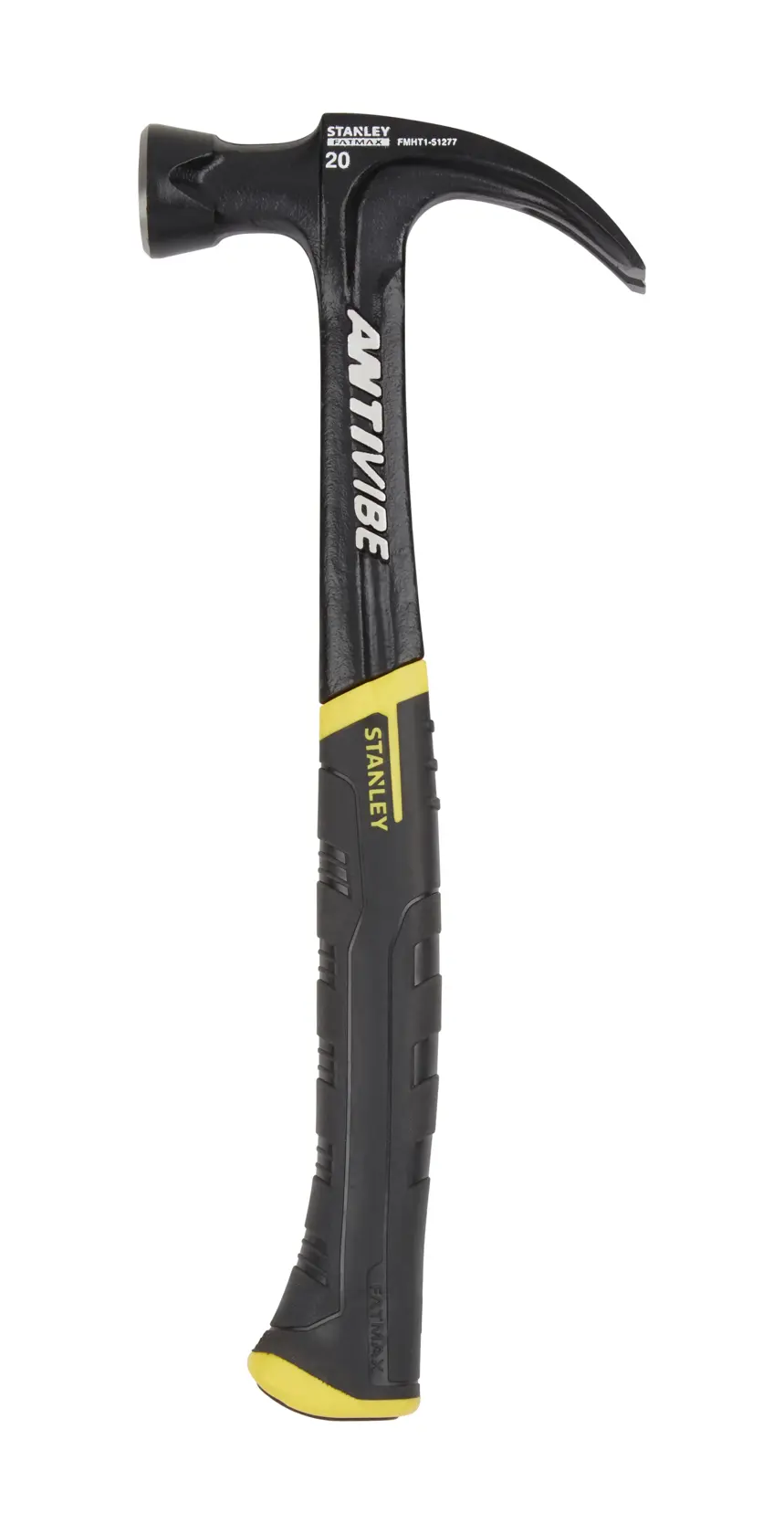 STANLEY FMHT1-51277 Klauenhammer schwarz-gelb, Seitenansicht, ANTIVIBE Griff.