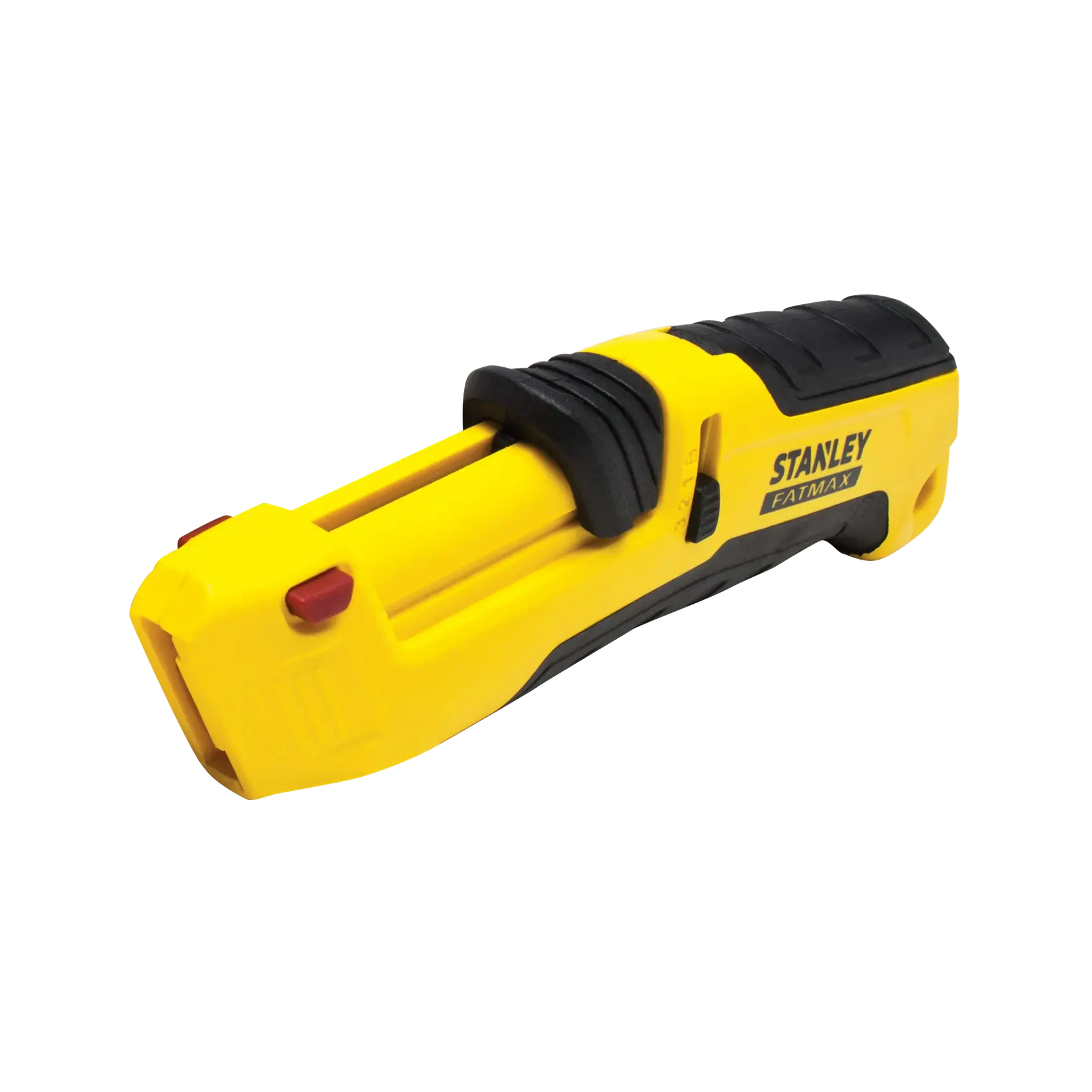 STANLEY FMHT10365-0 Universalmesser, gelb und schwarz, Seitenansicht auf weißem Hintergrund.