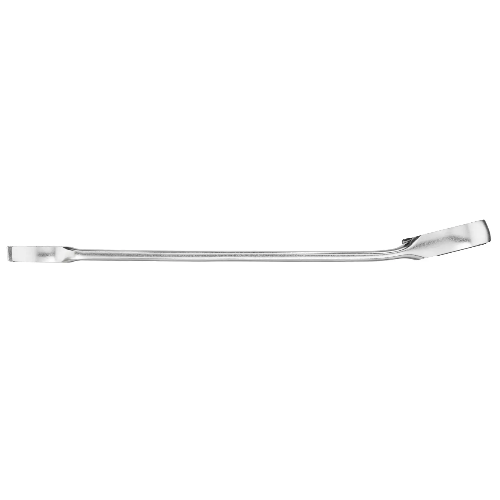 STANLEY FMMT13084-0 Brecheisen aus Stahl, Seitenansicht, silberfarben, Handwerkzeug, weißer Hintergrund.