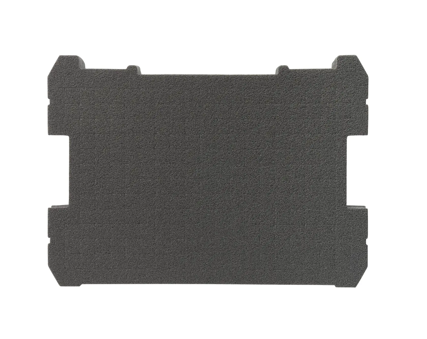 STANLEY FMST1-72365 schwarze Schaumstoffeinlage, rechteckig, Zubehör für Werkzeugaufbewahrung, Draufsicht.