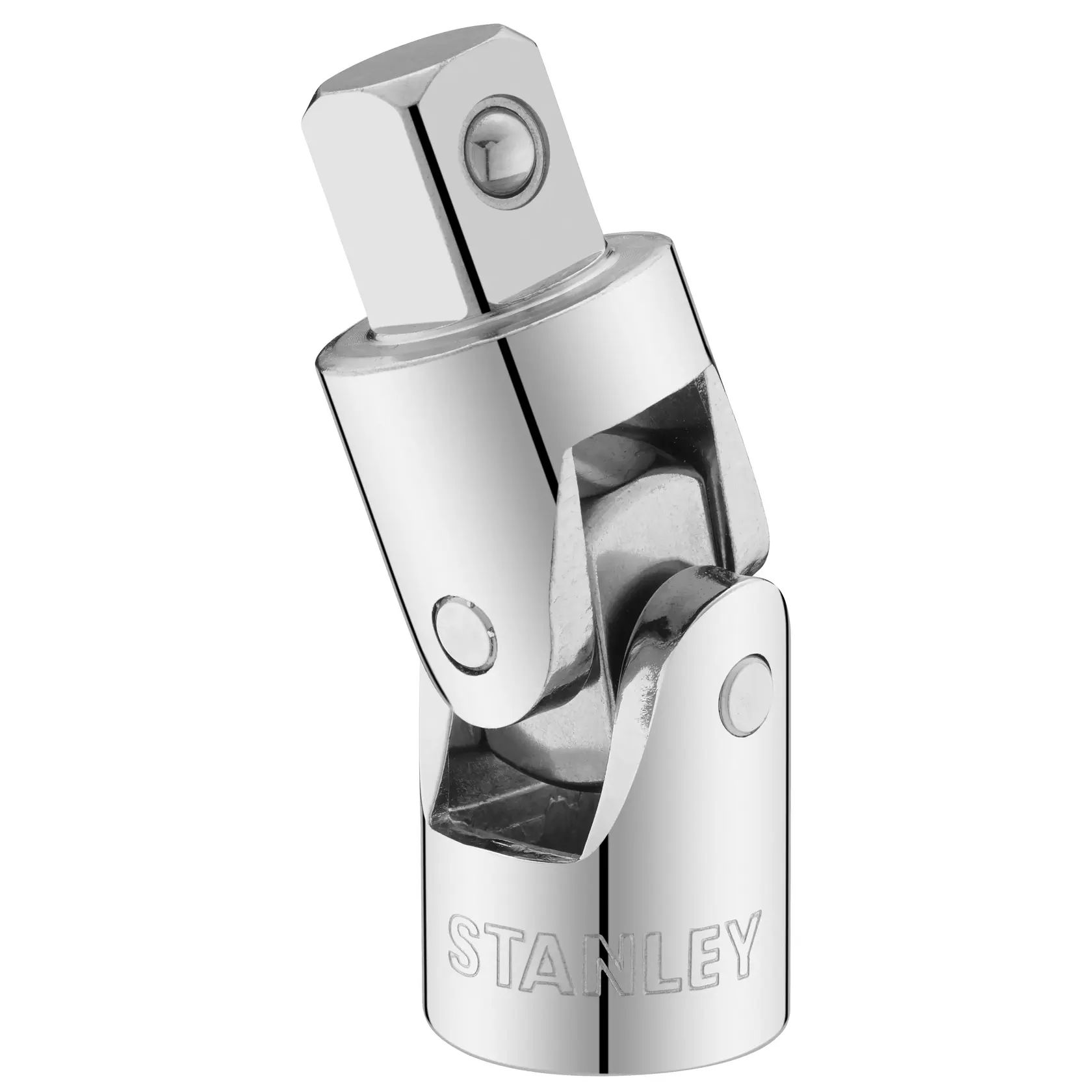STANLEY STMT86411-0 Chrom-Universal-Gelenkadapter, Nahaufnahme, für Ratschen.