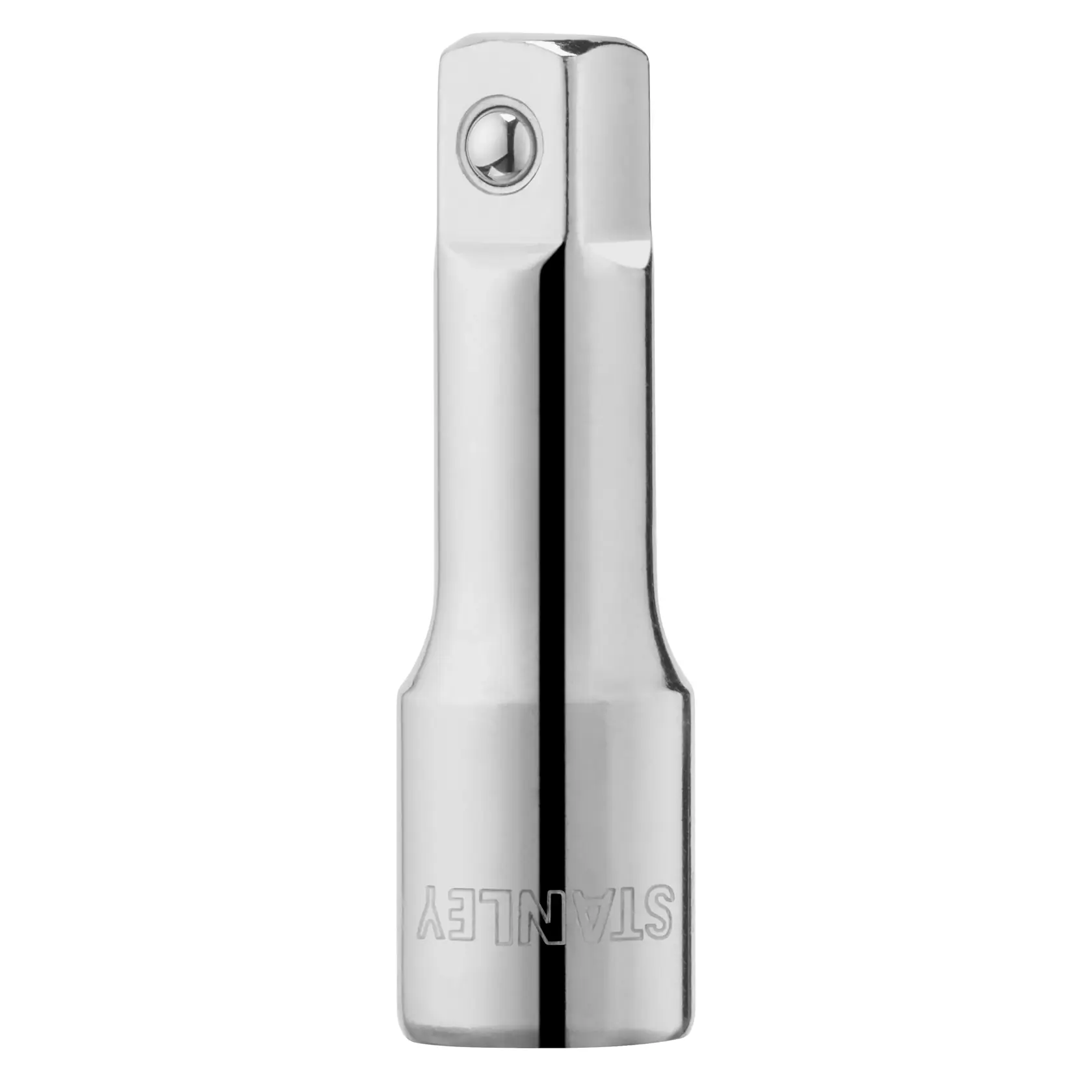 STANLEY STMT88930-0 Chrom-Stecknussverlängerung, Vorderansicht, Werkzeugkategorie.