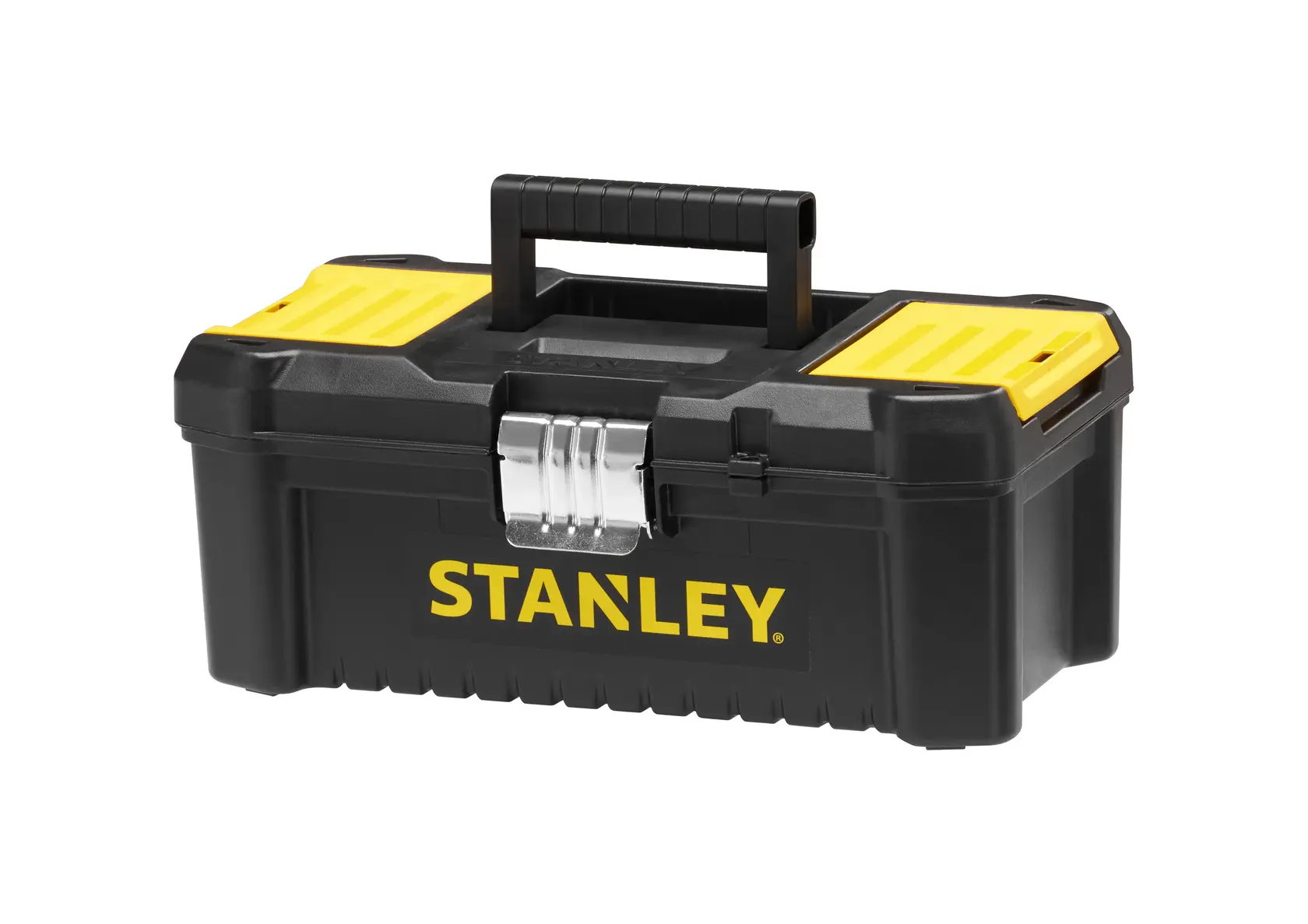 STANLEY Werkzeugkasten STST1-75515, STST1-75515-KR, schwarz/gelb, Vorderansicht, Kunststoff, Fotografie.